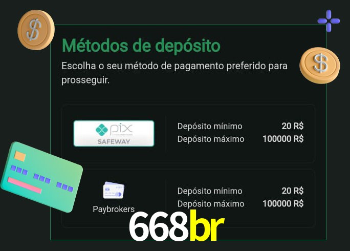 O cassino 668br oferece uma grande variedade de métodos de pagamento